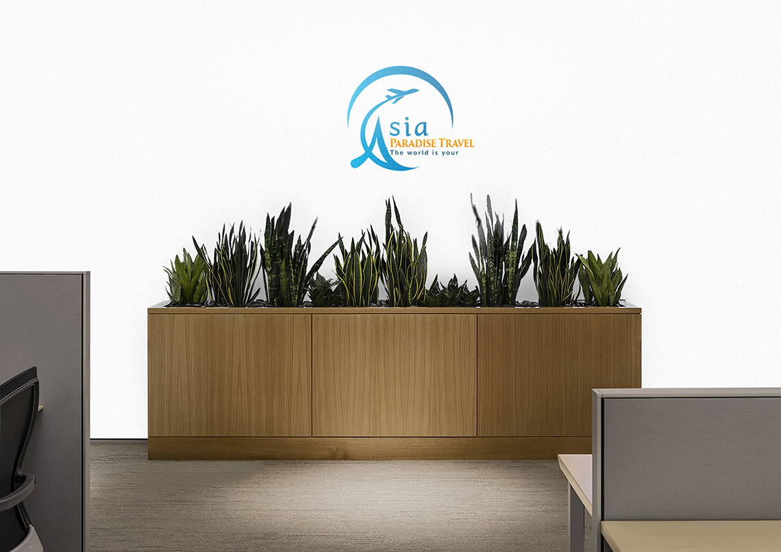 Asia Travel - Thiết kế logo thương hiệu du lịch Asia Travel